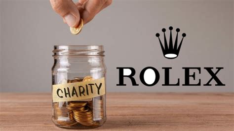 how much money does rolex donate|rolex charity donations.